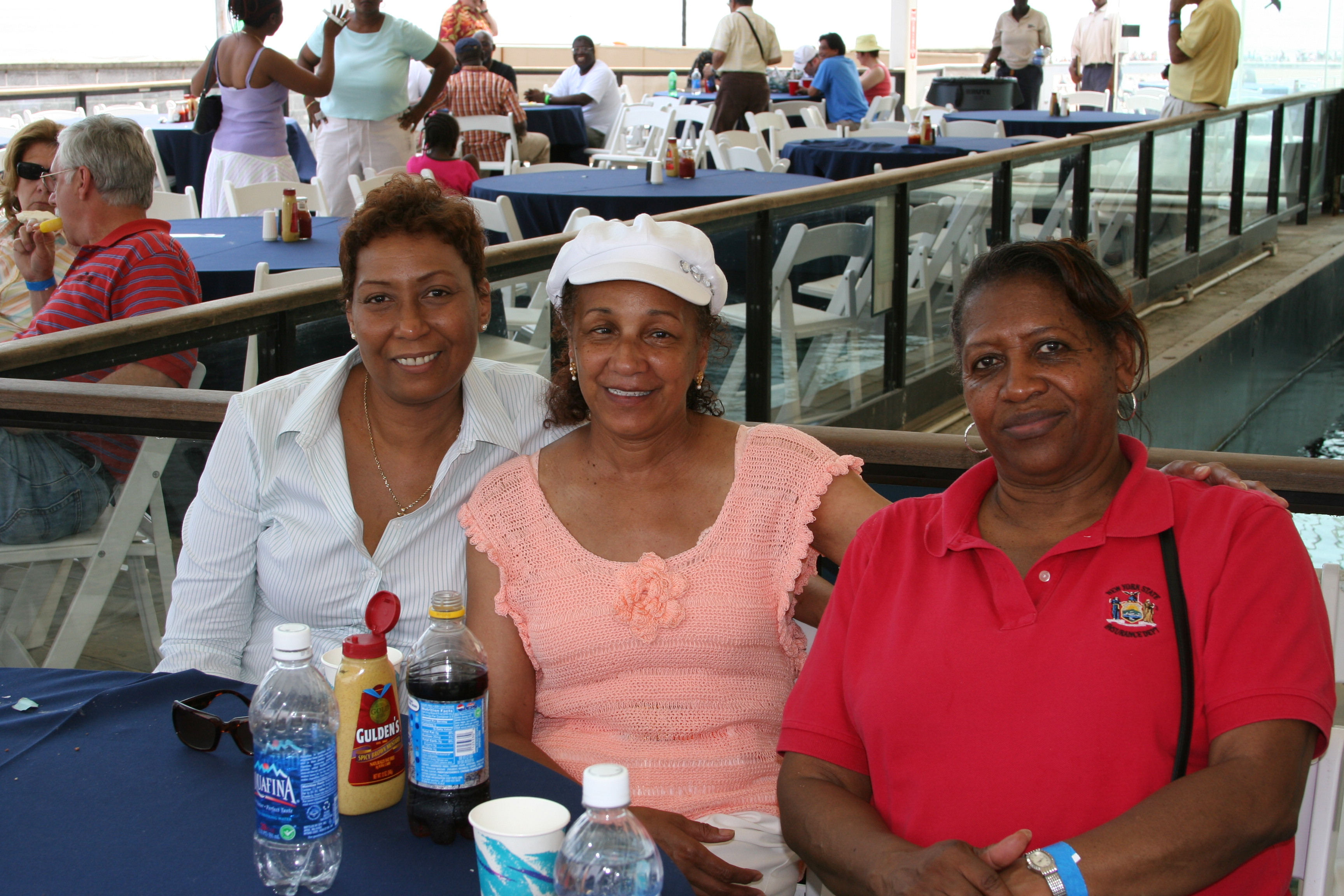 Enis Johnson, Alum Dorothy Harris and Alta Woods

